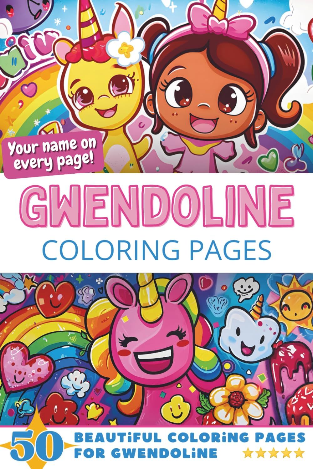 Gwendoline Coloring Book Cover