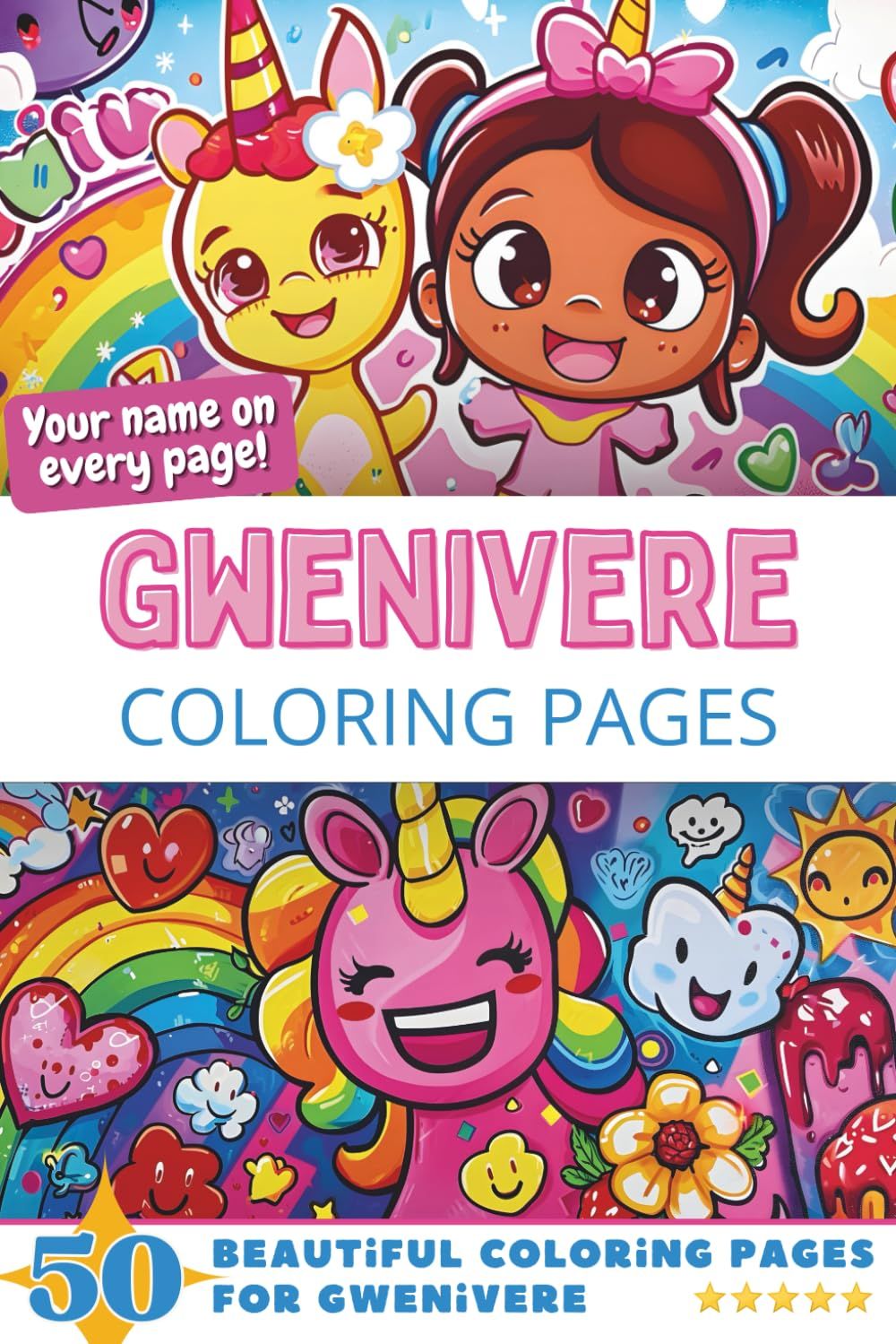 Gwenivere Coloring Book Cover