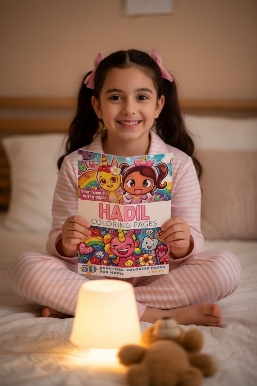 Hadil personal coloring pages