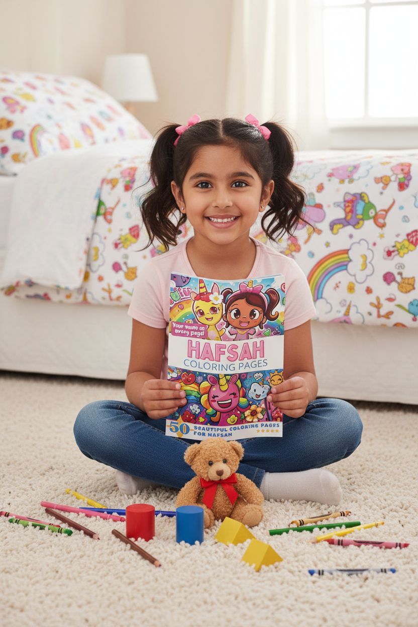 Hafsah personal coloring pages