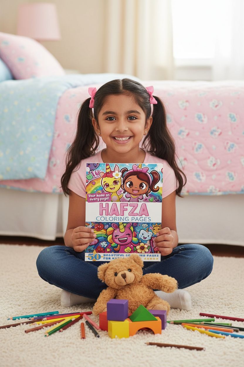 Hafza personal coloring pages