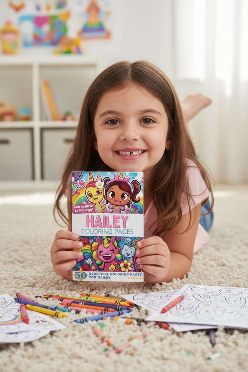 Hailey personal coloring pages
