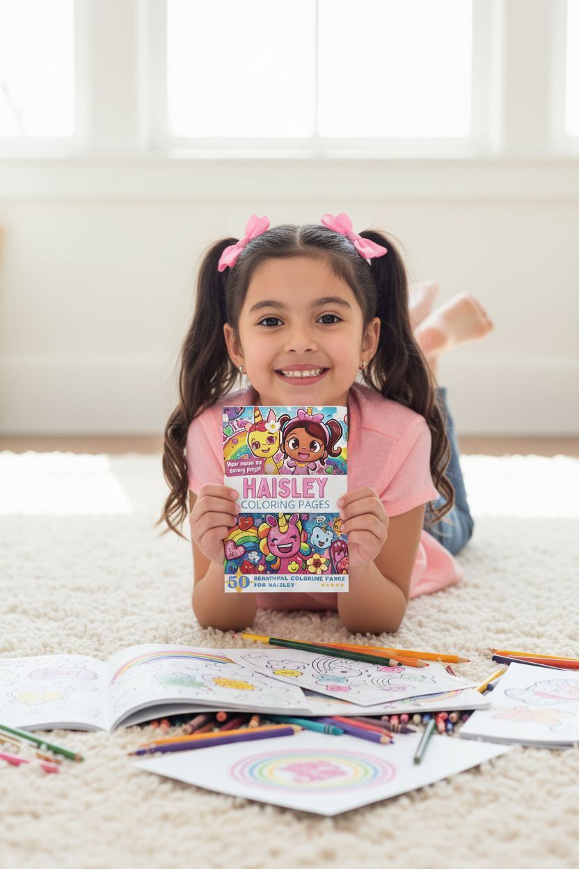 Haisley personal coloring pages