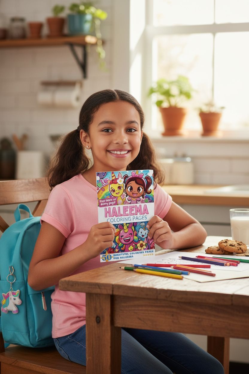 Haleema personal coloring pages