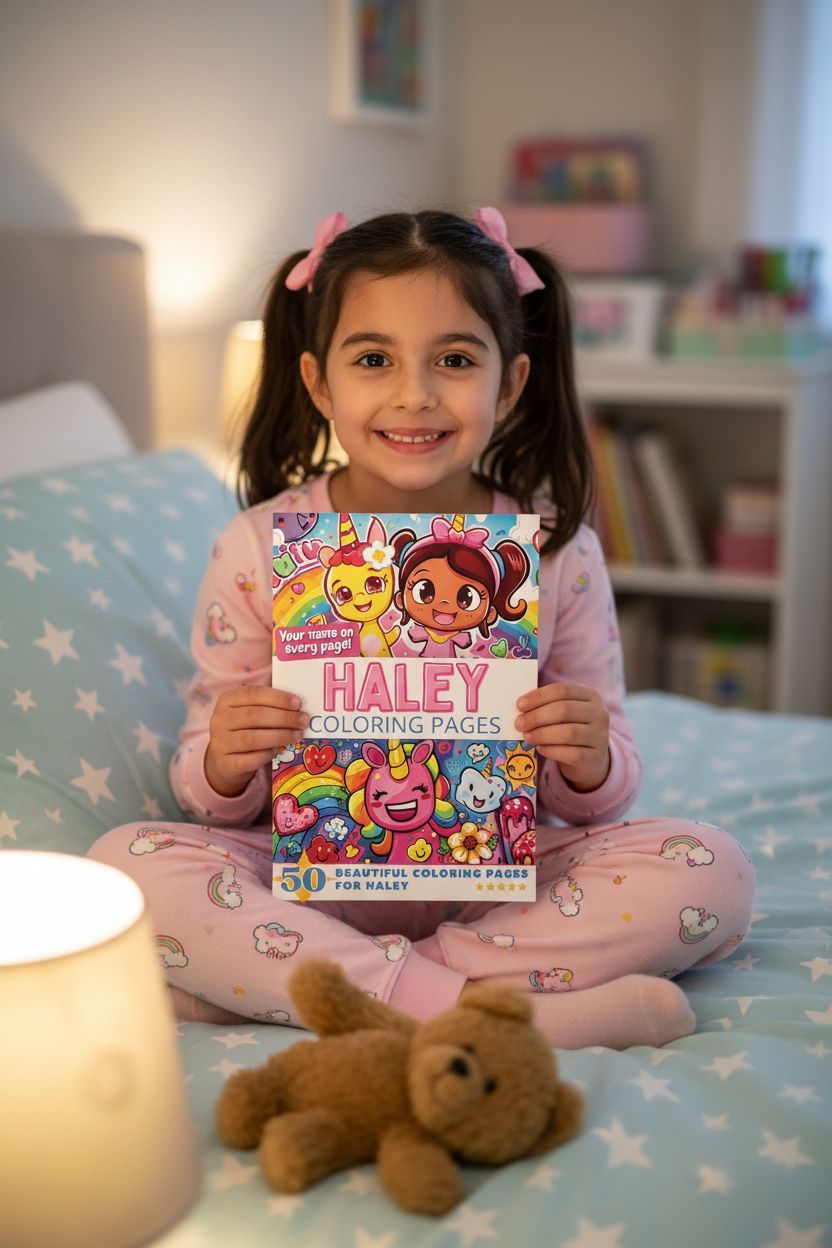 Haley personal coloring pages