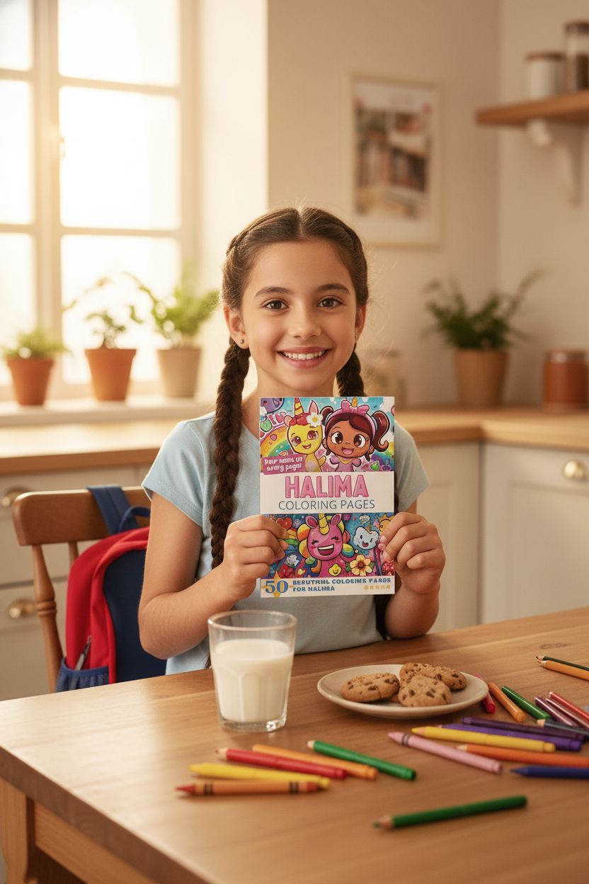 Halima personal coloring pages