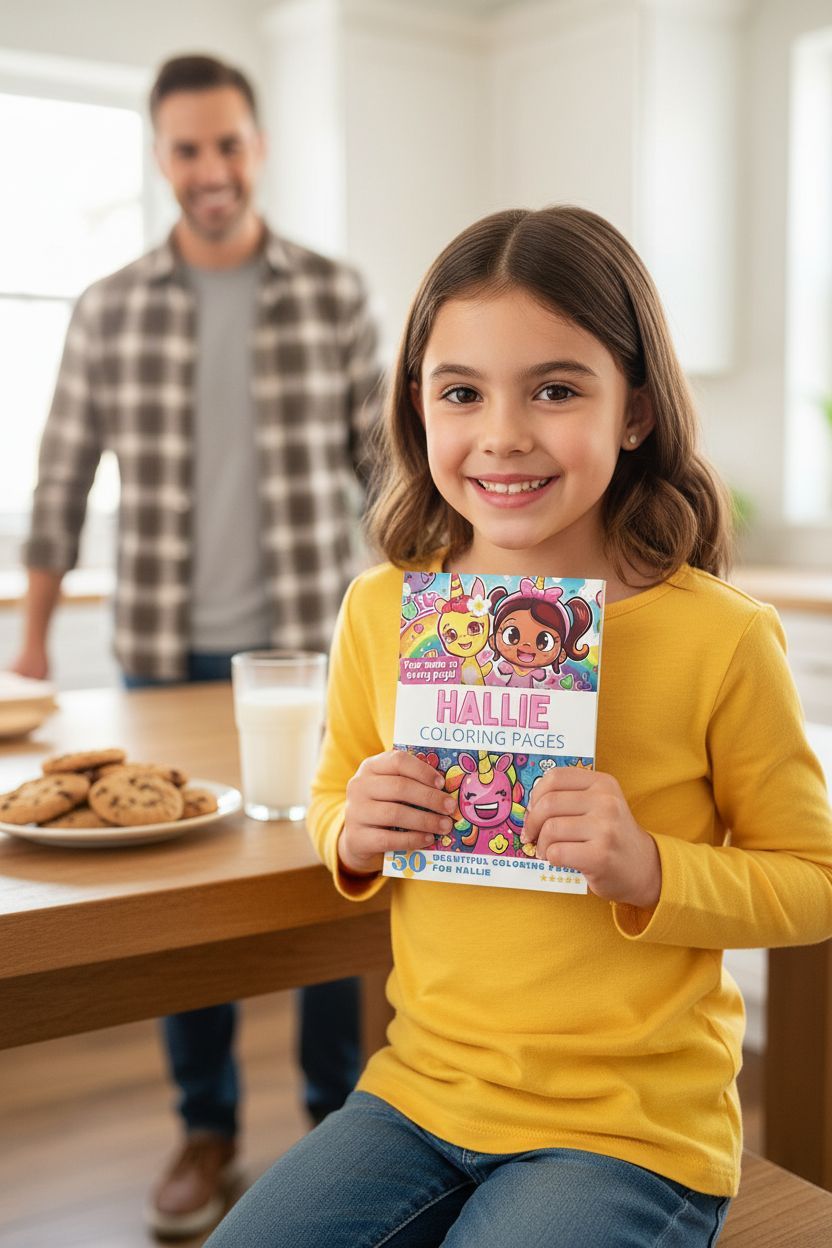 Hallie personal coloring pages