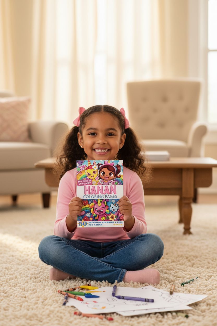 Hanan personal coloring pages