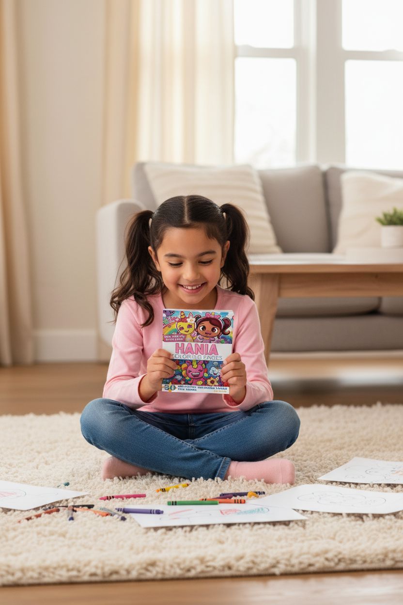 Hania personal coloring pages