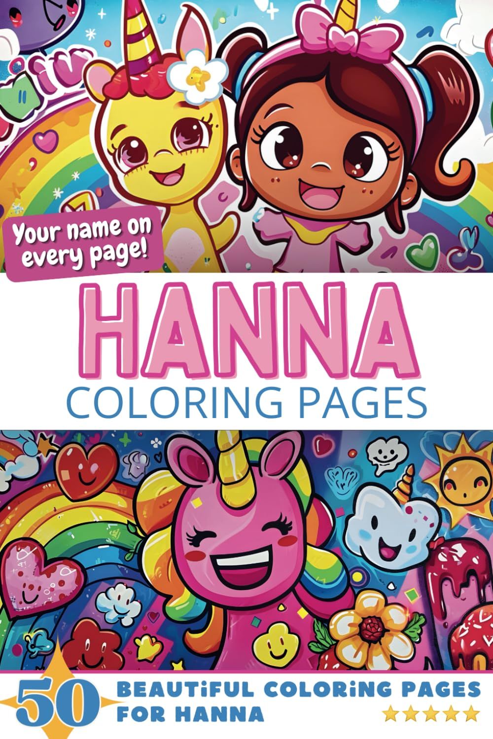 Hanna Coloring Book Cover