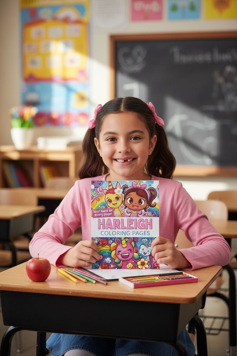 Harleigh personal coloring pages