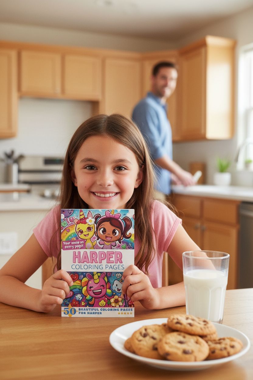 Harper personal coloring pages