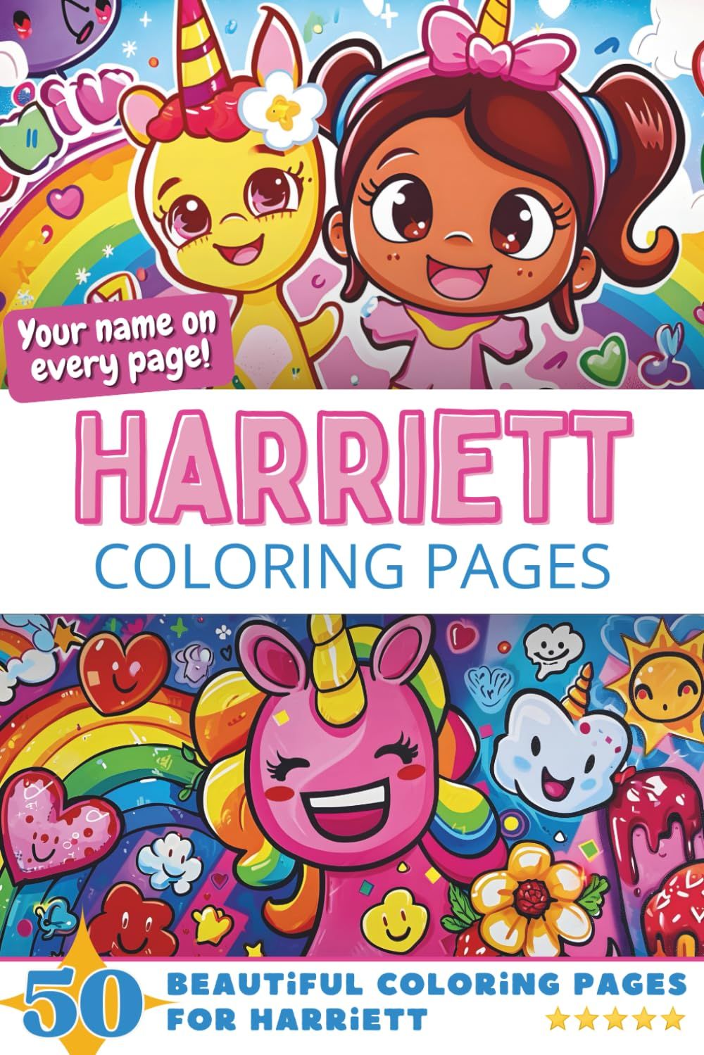 Harriett Coloring Book Cover