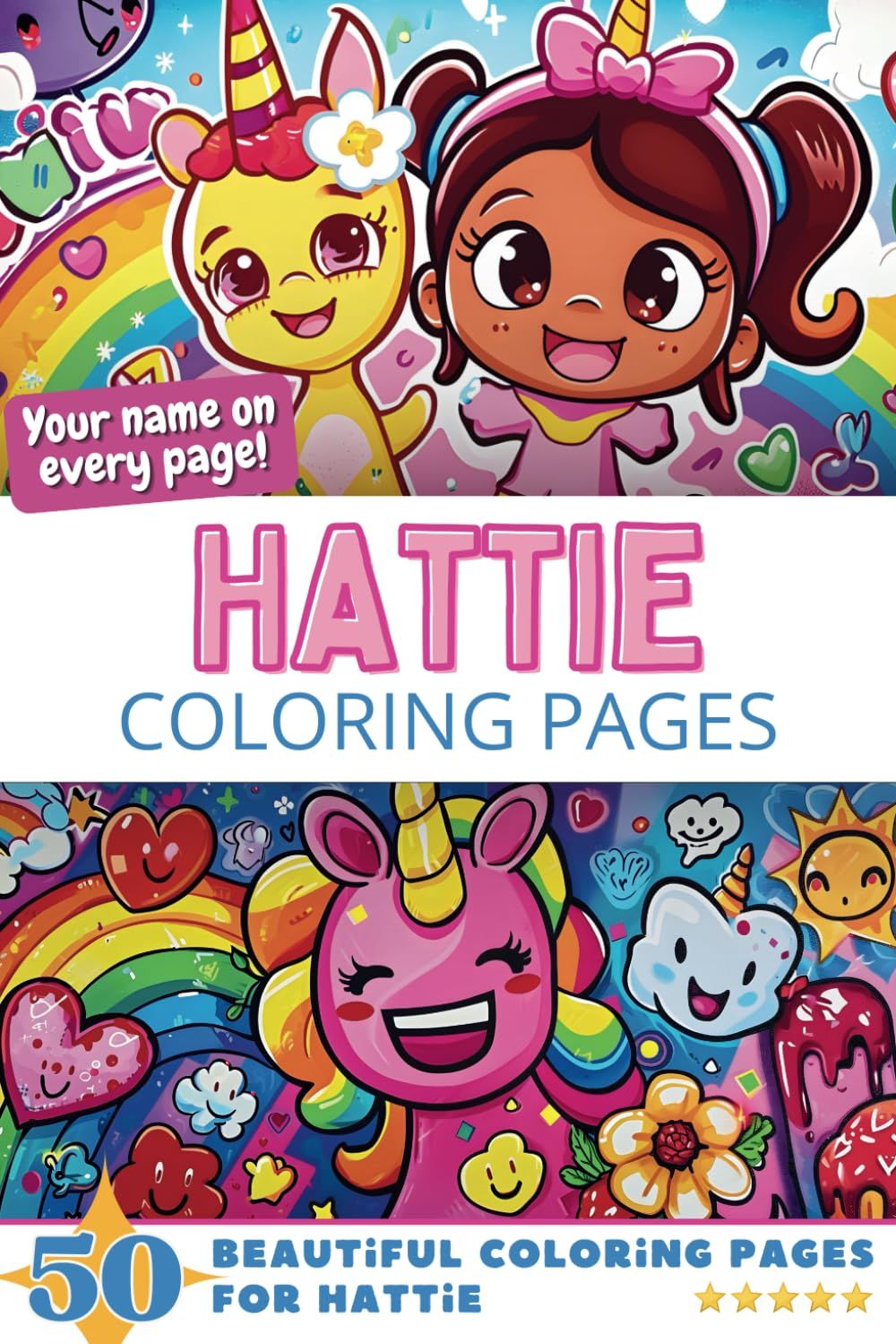 Hattie Coloring Book Cover