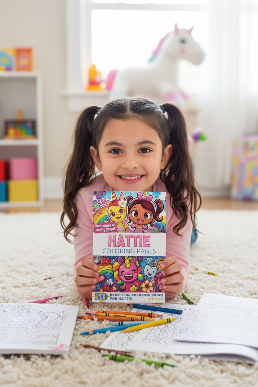 Hattie personal coloring pages