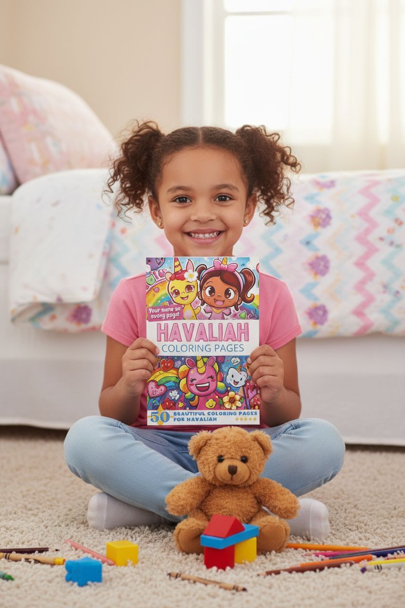 Havaliah personal coloring pages