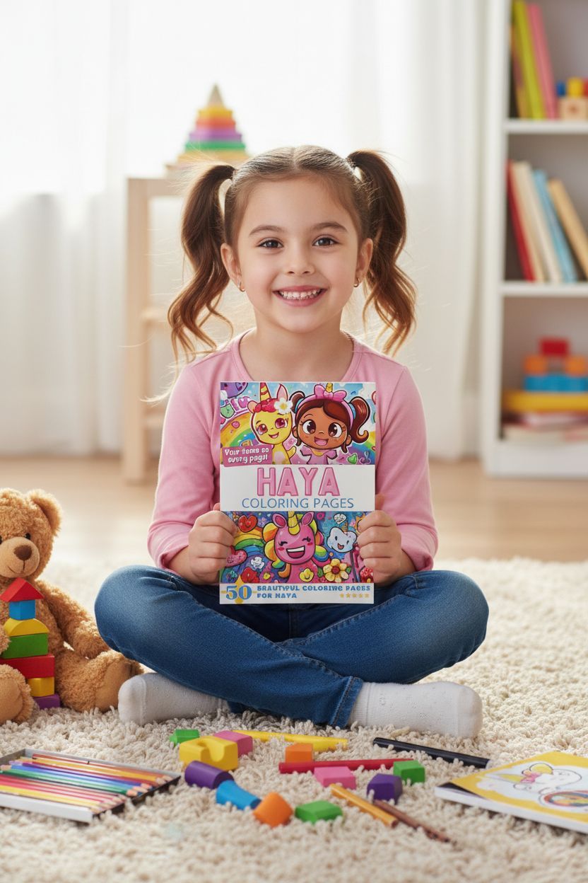 Haya personal coloring pages