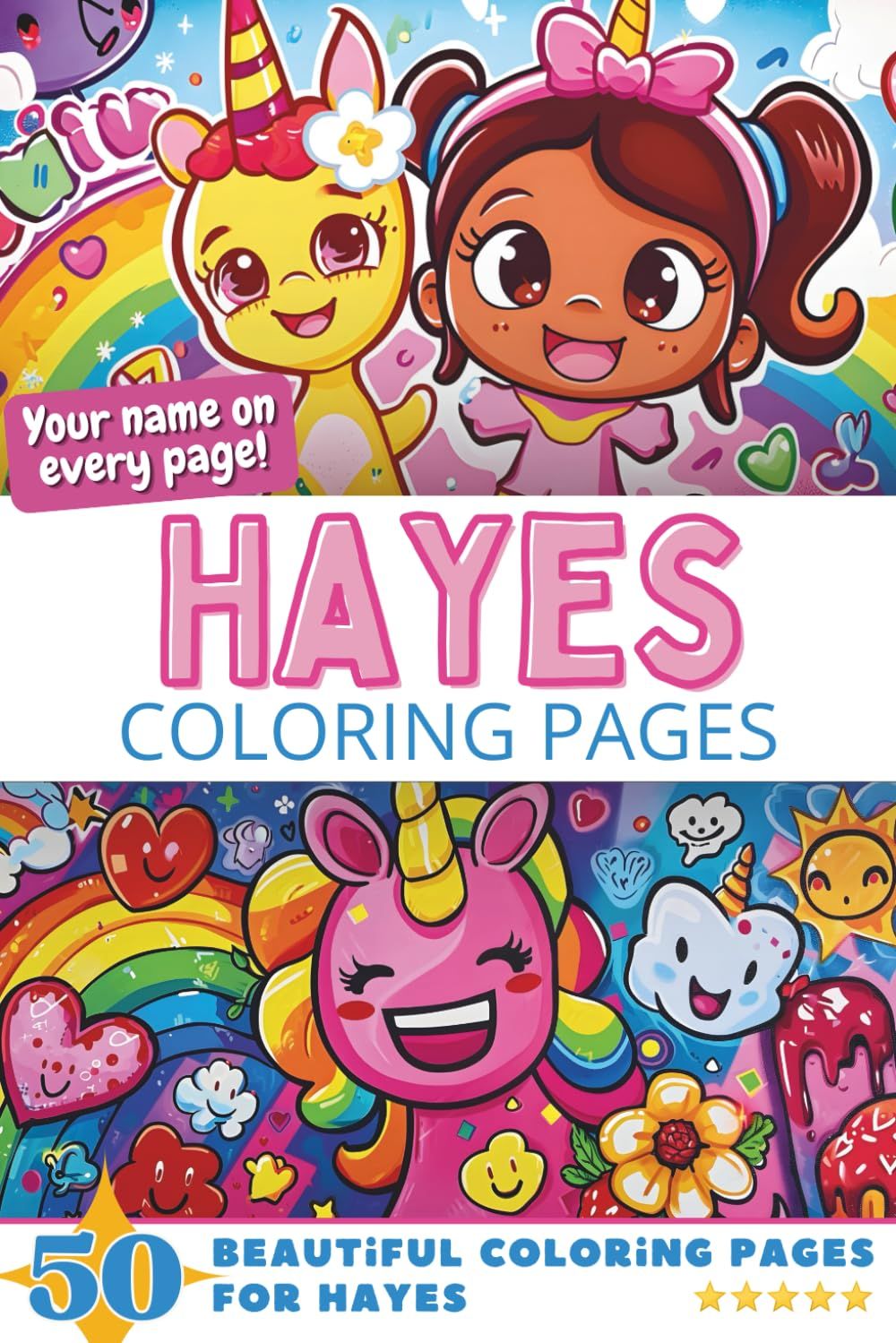 Hayes Coloring Book Cover