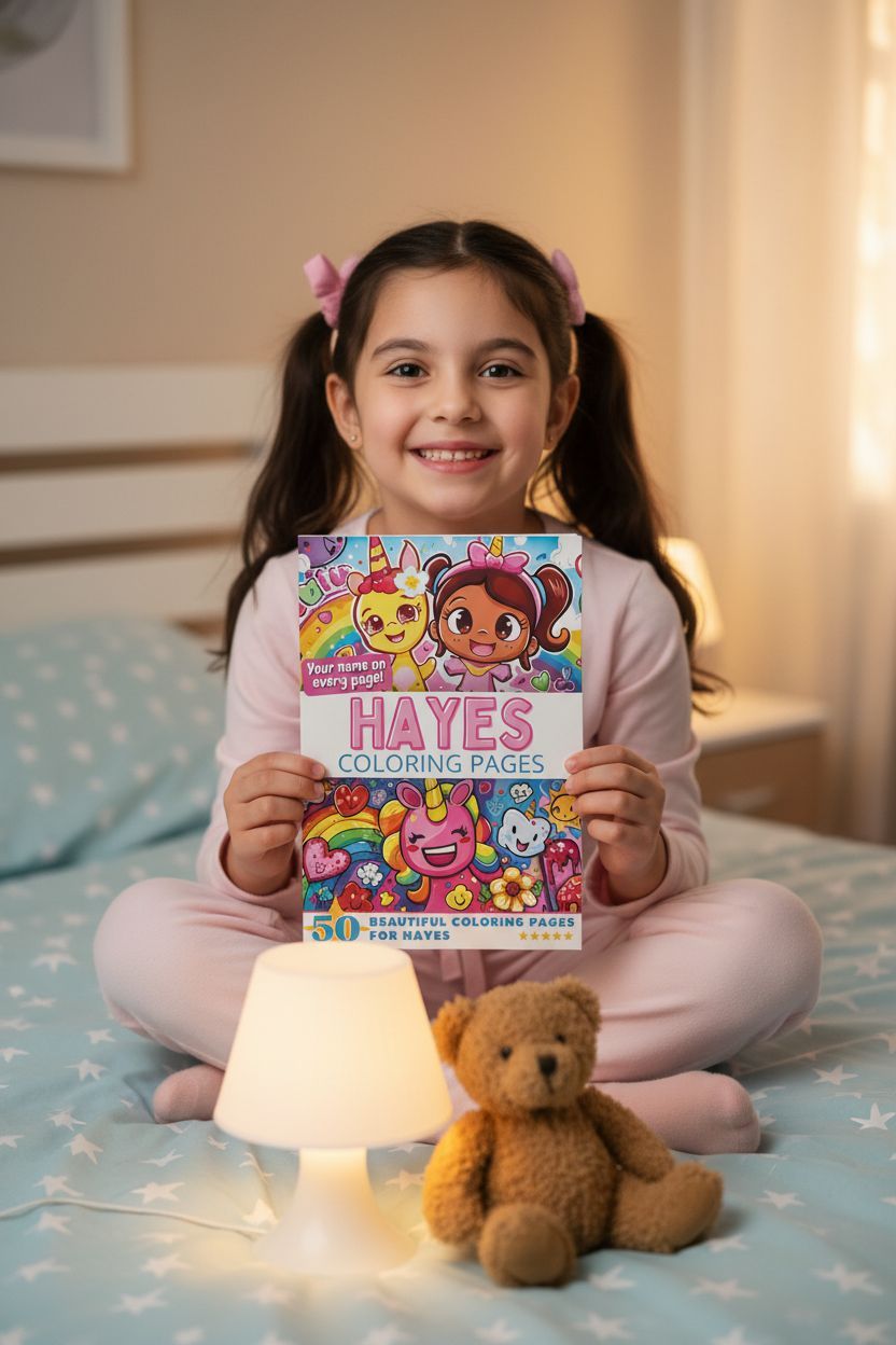 Hayes personal coloring pages