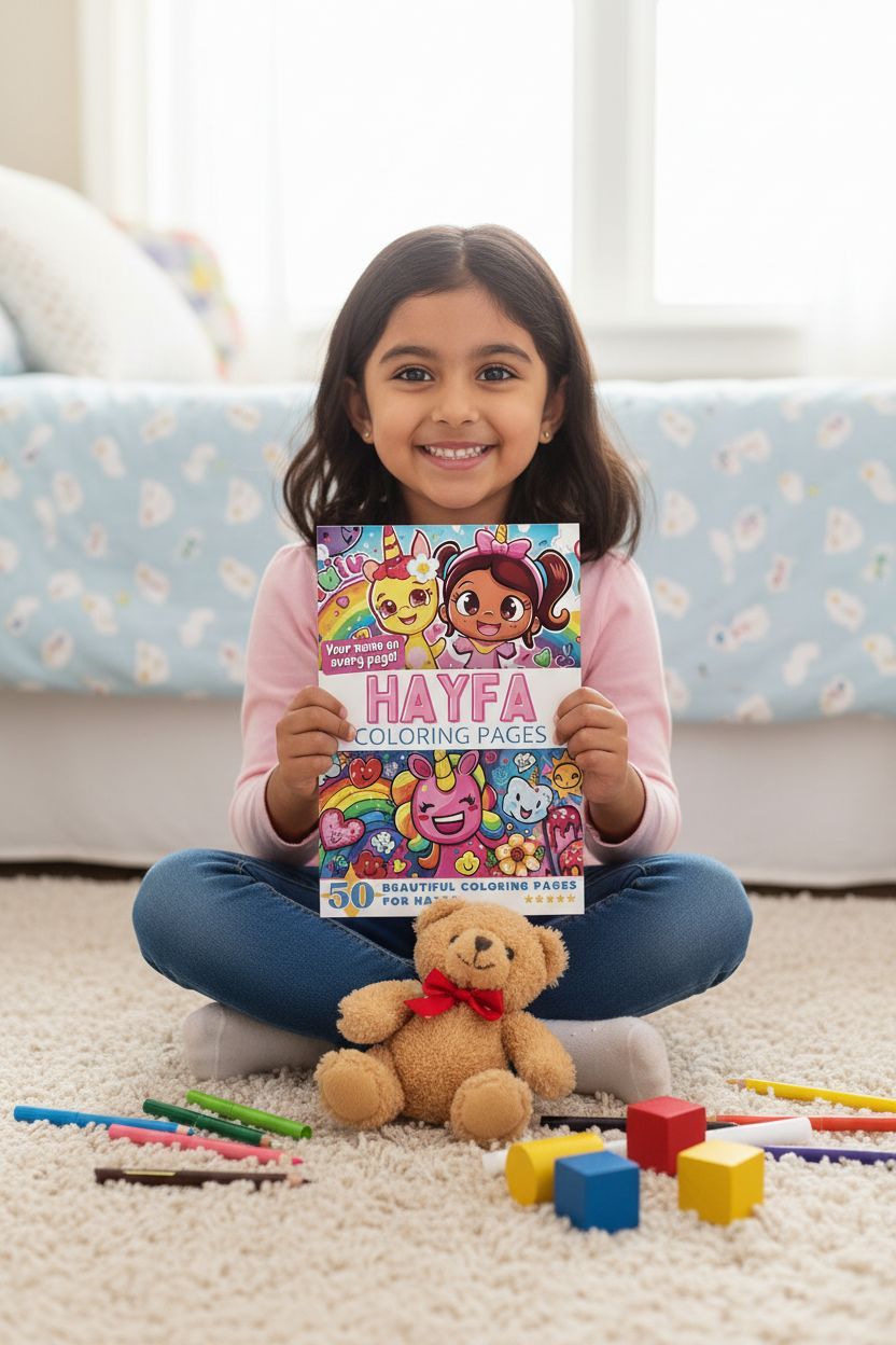 Hayfa personal coloring pages