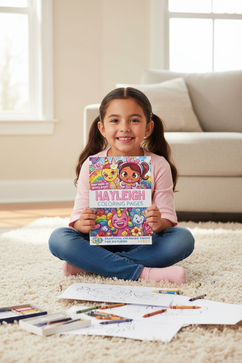 Hayleigh personal coloring pages