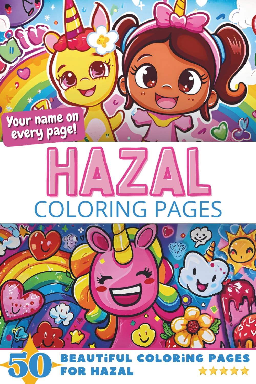 Hazal Coloring Book Cover