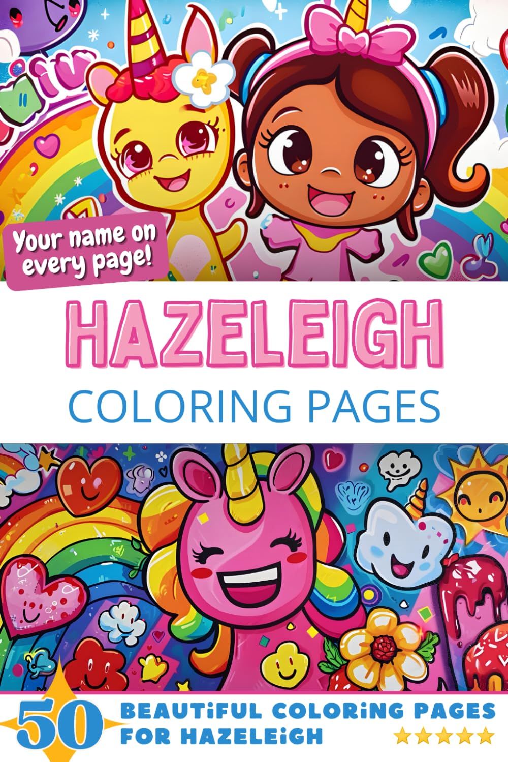 Hazeleigh Coloring Book Cover