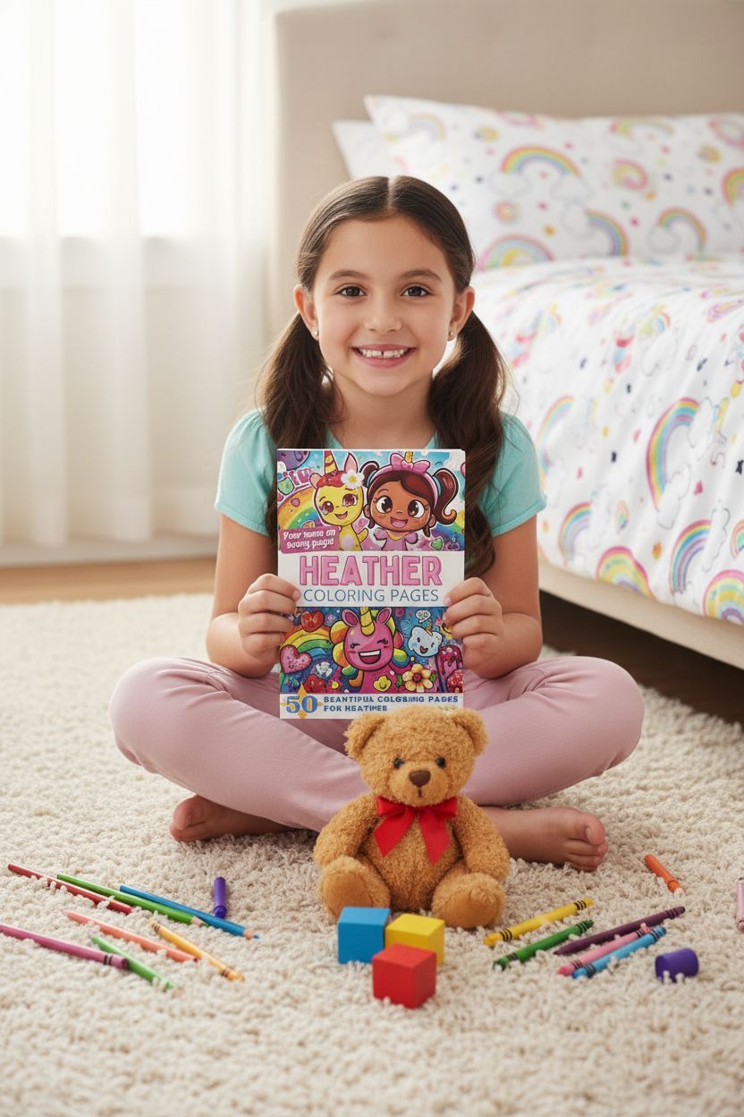 Heather personal coloring pages