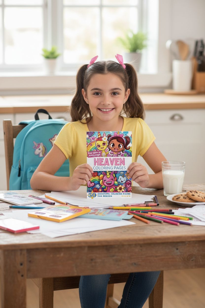 Heaven personal coloring pages