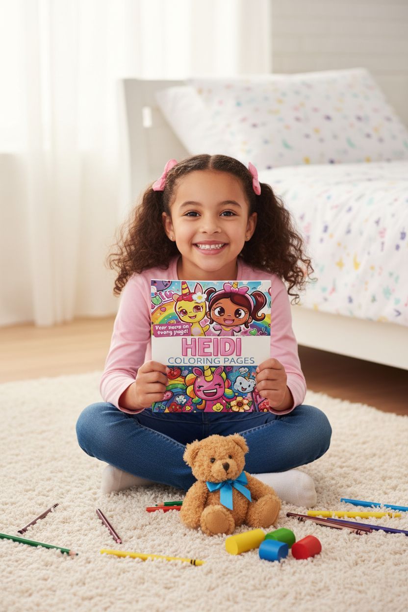 Heidi personal coloring pages