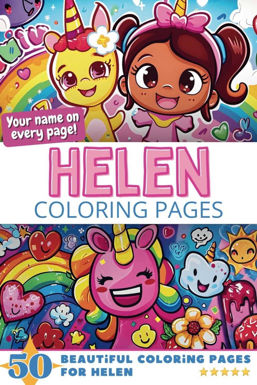 Helen Coloring Book Cover