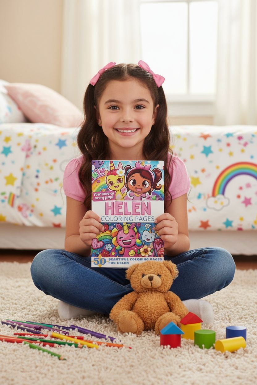 Helen personal coloring pages