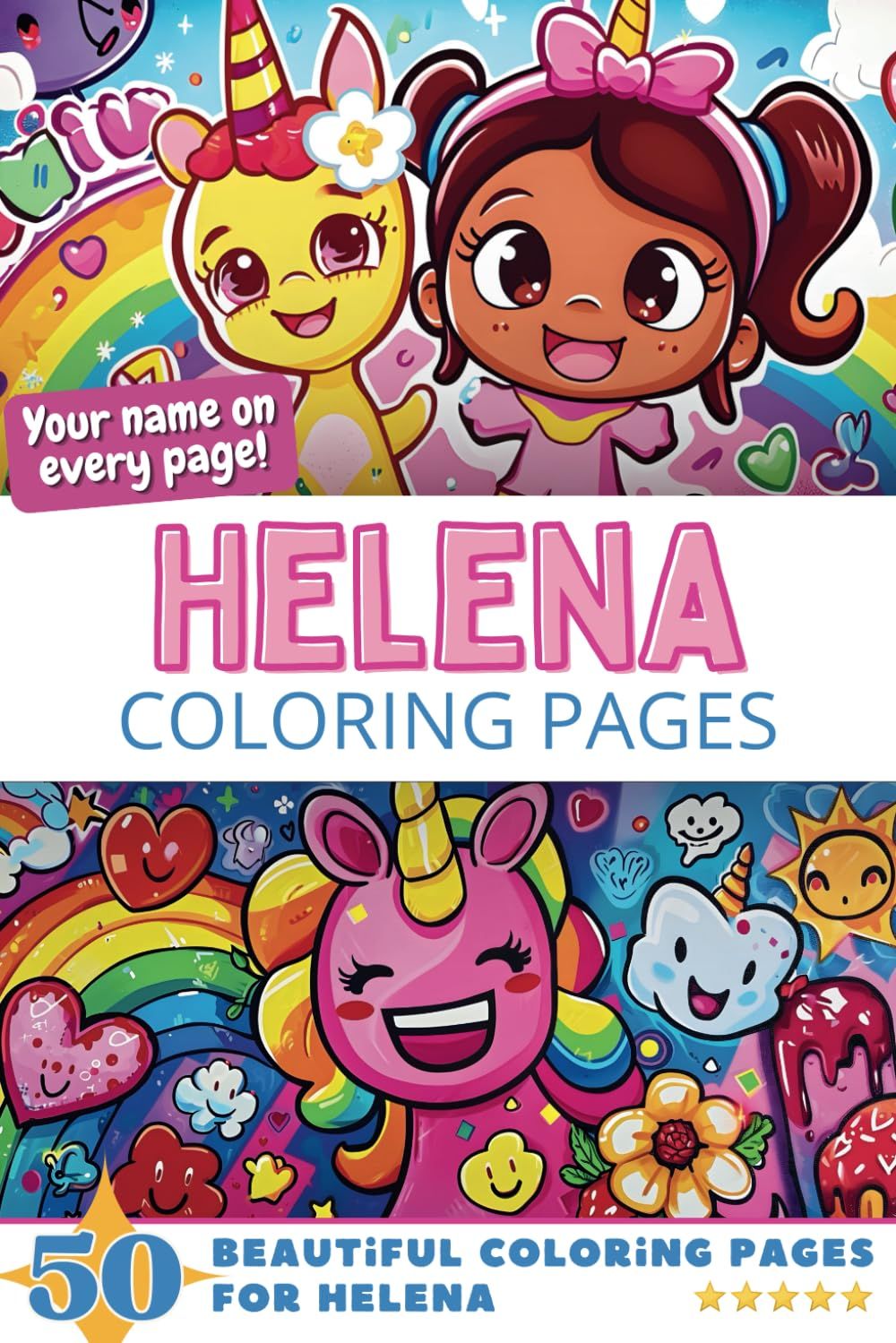 Helena Coloring Book Cover