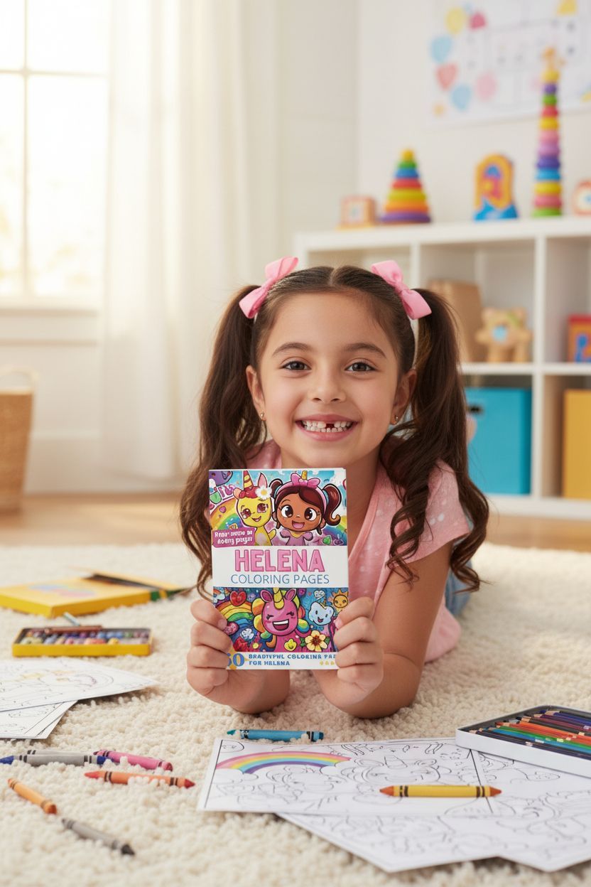 Helena personal coloring pages