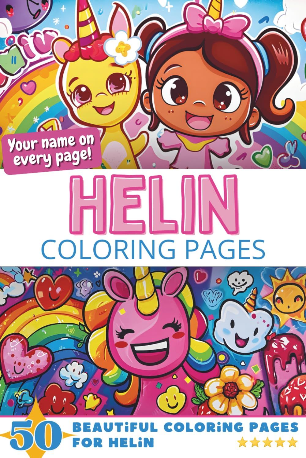 Helin Coloring Book Cover
