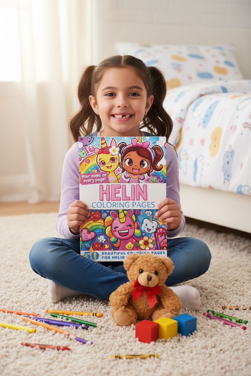 Helin personal coloring pages