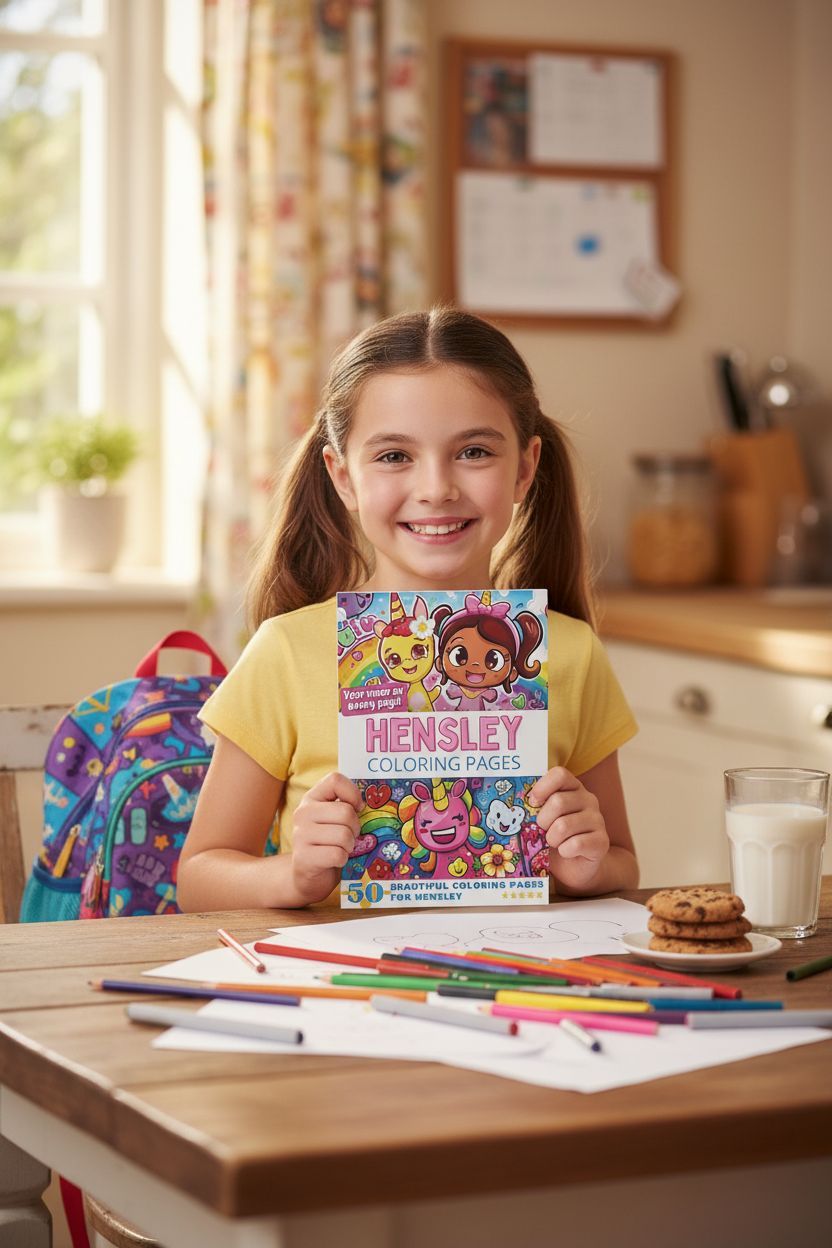 Hensley personal coloring pages