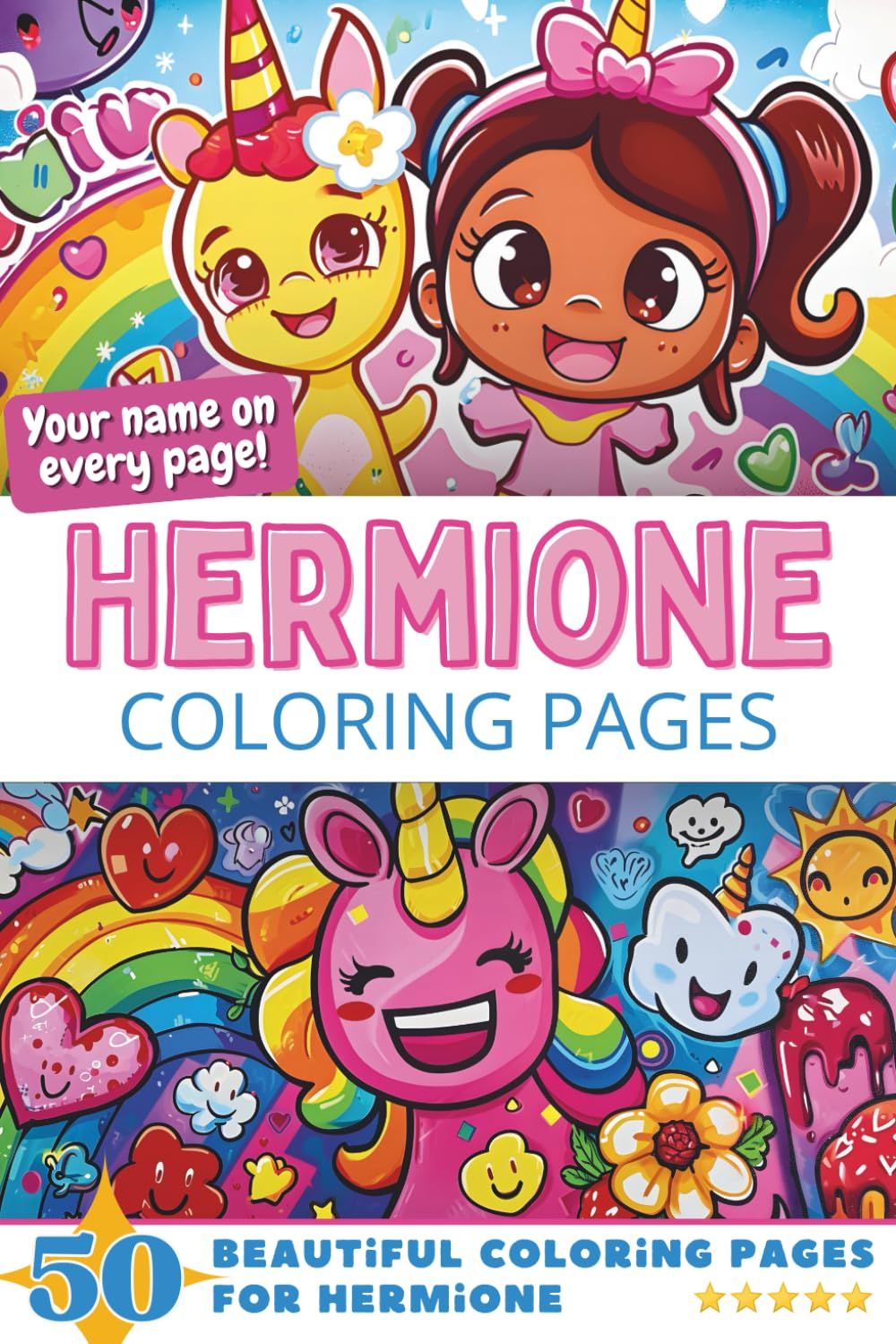 Hermione Coloring Book Cover