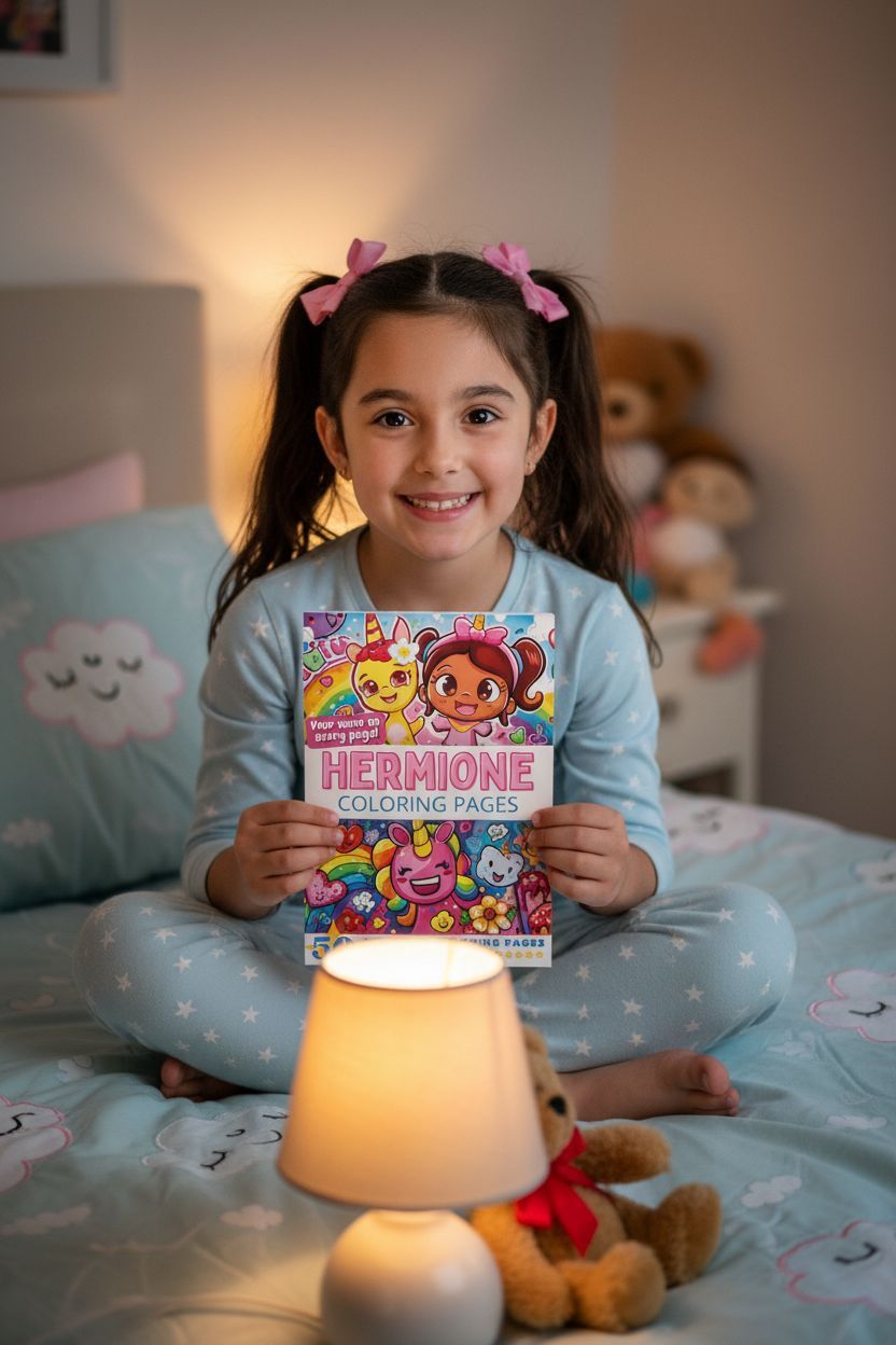 Hermione personal coloring pages