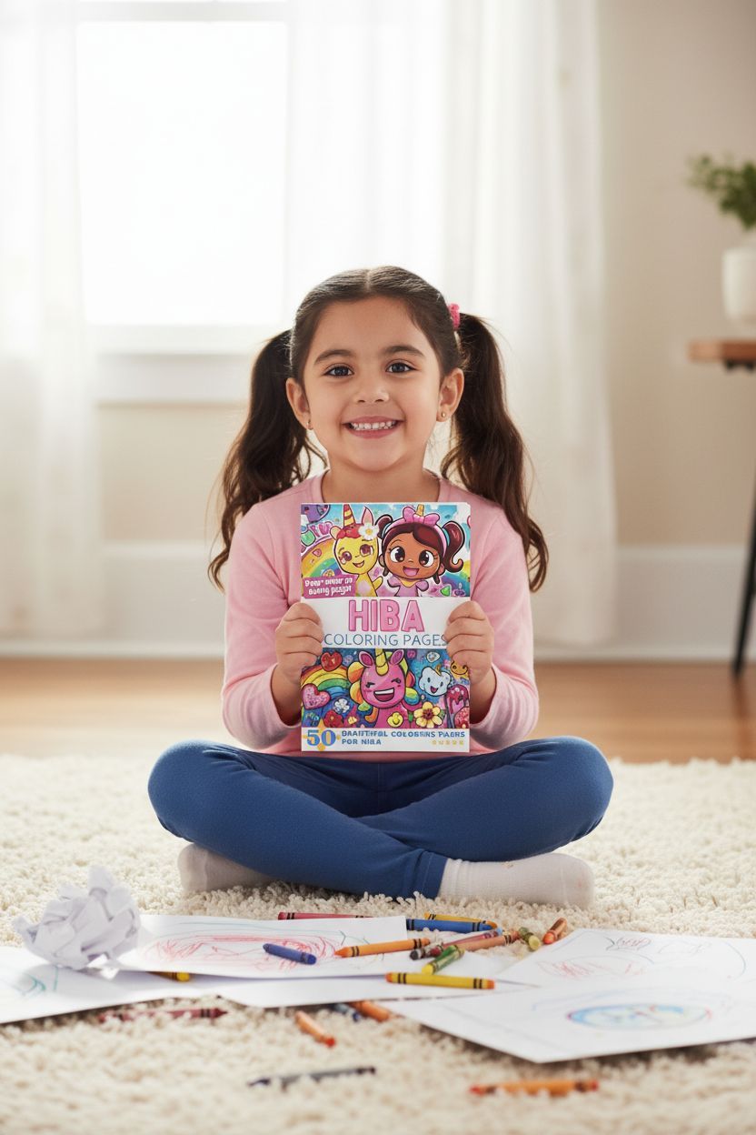 Hiba personal coloring pages