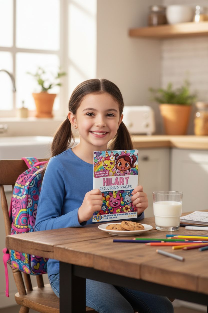 Hilary personal coloring pages