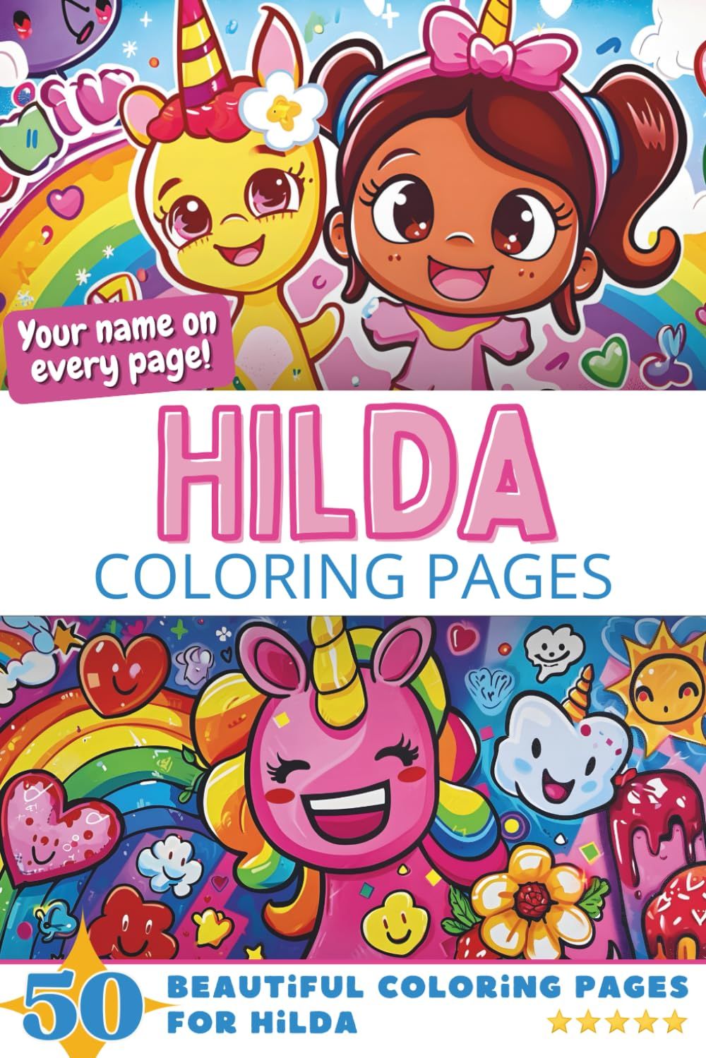 Hilda Coloring Book Cover