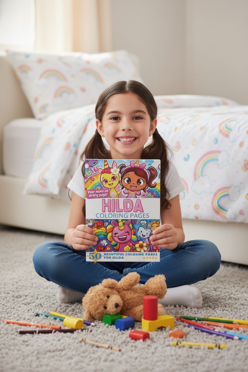 Hilda personal coloring pages