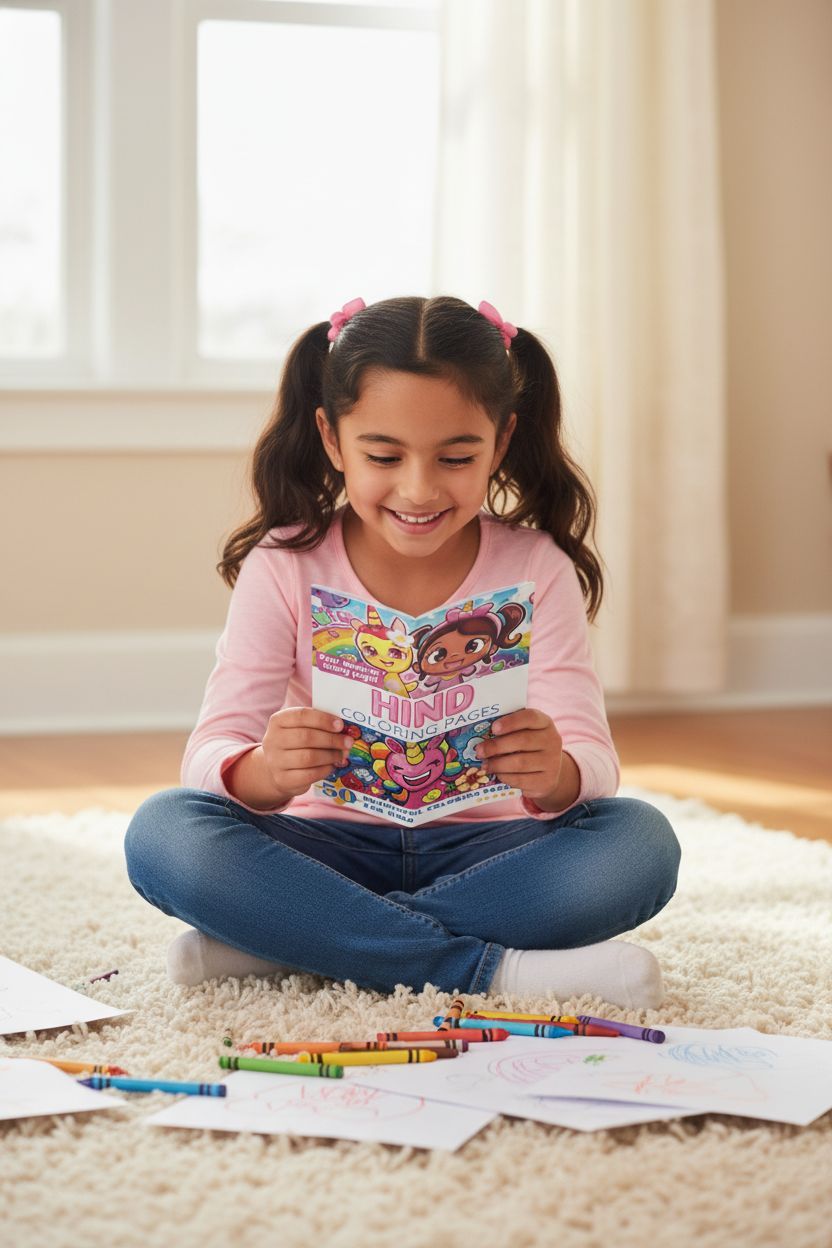 Hind personal coloring pages