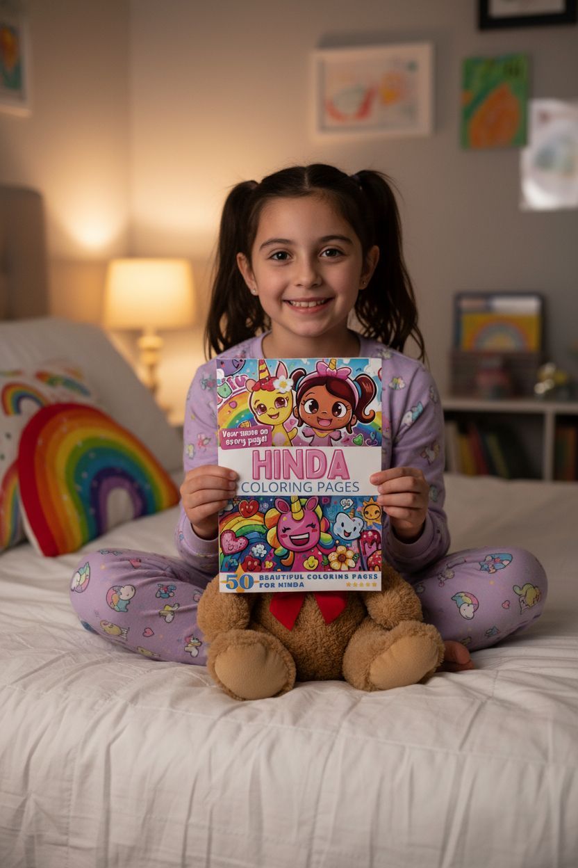 Hinda personal coloring pages