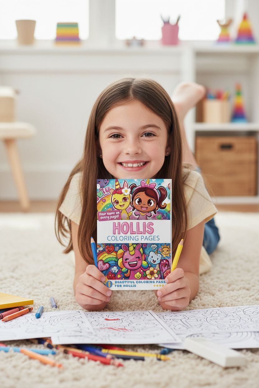 Hollis personal coloring pages