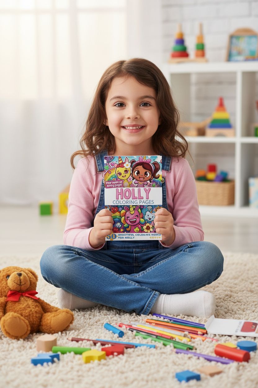 Holly personal coloring pages