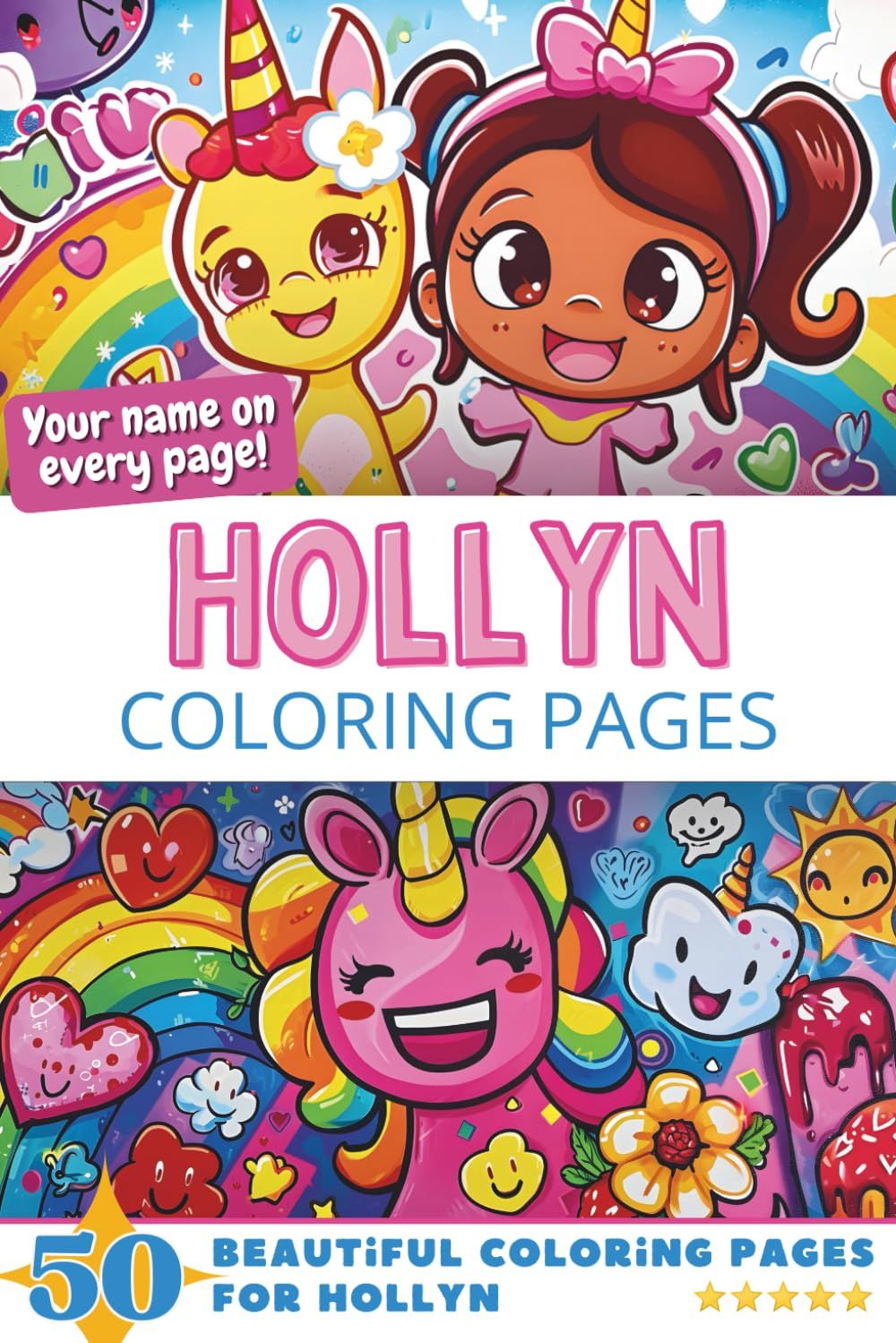 Hollyn Coloring Book Cover
