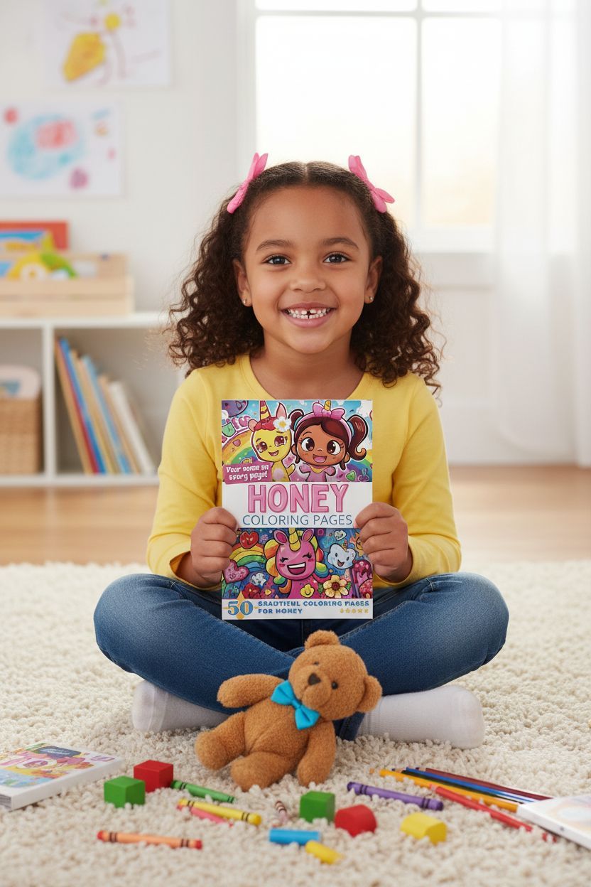 Honey personal coloring pages