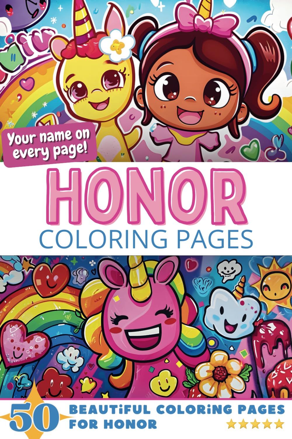 Honor Coloring Book Cover